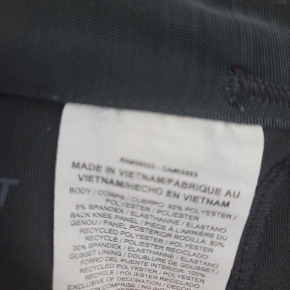 Nike Power Essential Women’s Size Medium Black Mid Rise Running Crops Pants - Picture 5 of 10